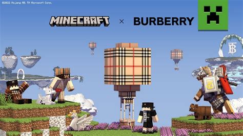 burberry minecraft merch|Burberry Minecraft dlc.